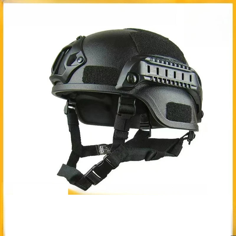 MICH Tactical Helmet with Quick Release Rail System Military Airsoft Combat Head Protection Gear for Outdoor Enthusiasts