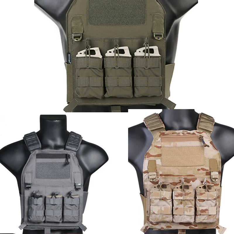 Emersongear 419PLate Carrier tactical Vest outdoor shooting Molle Combat 419 Vest WG MCAD