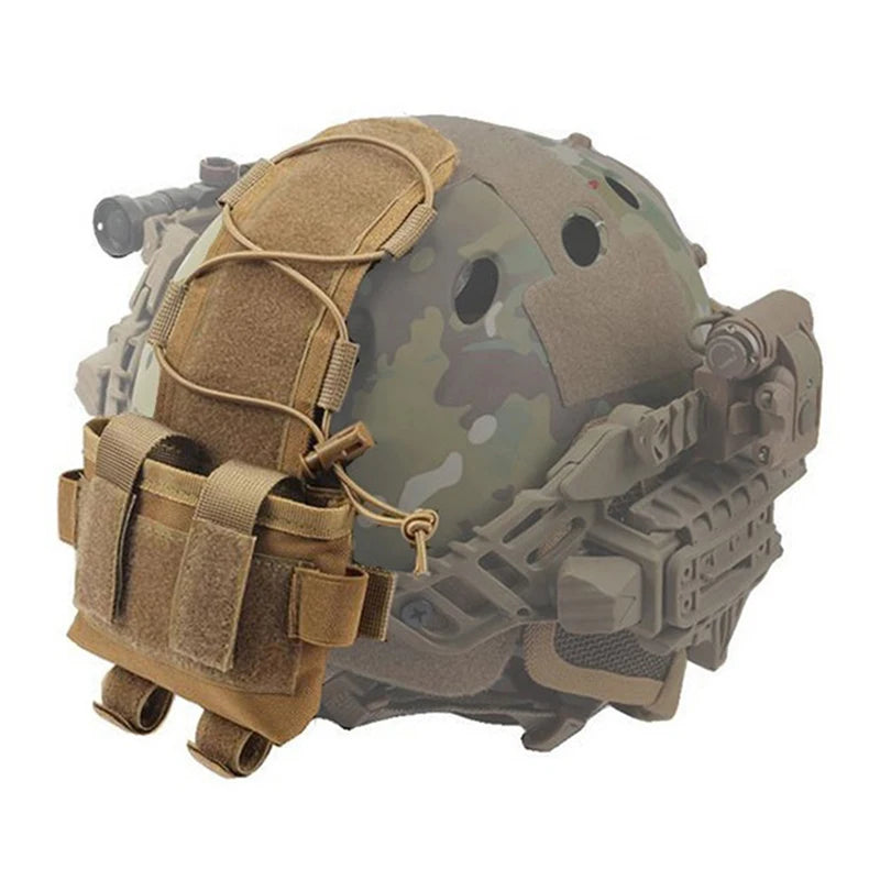 FAST MICH2000 Tactical Helmet Storage Bag MK2 Battery Pack Helmet Balance Weight Pack Air Gun Hunting Helmet Accessories