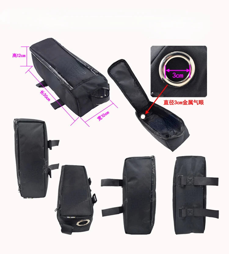 30cm/41cm Bicycle Electric Scooter Beam Package Scooter Head Lithium Battery Hanging Bag Storage Bag Set - Can Be Customized