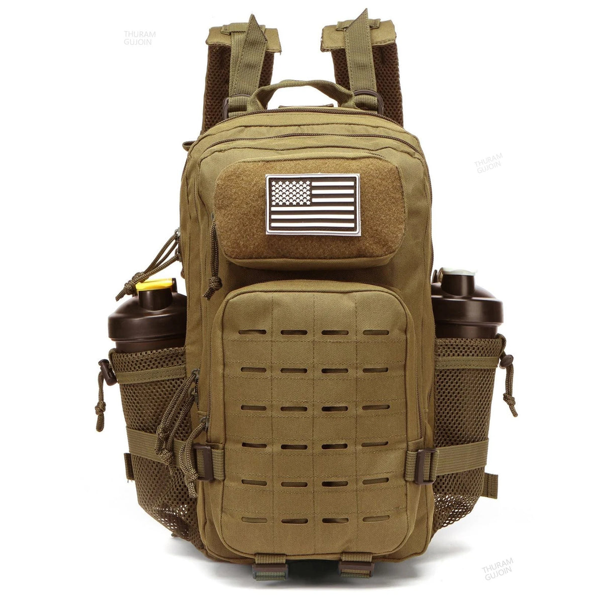 25L/50L Waterproof with 2 Bottle Holders Backpack Gym Outdoor Travel Hiking Fishing Trekking Backpacks 13inch Laptop Bag