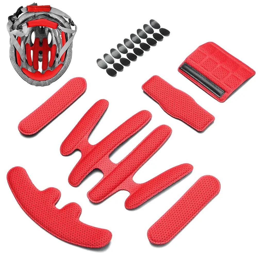 24pcs/set Replacement Foam Helmet Pads Set Quick-drying Modification Helmet Universal Motorcycle Bicycle Protection Pad Outdoor