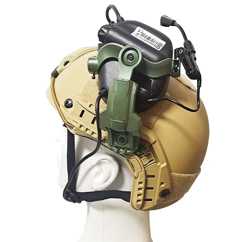 Tactical headset holder ARC helmet headset adapter/helmet rail mounting base, compatible with M32 headsets