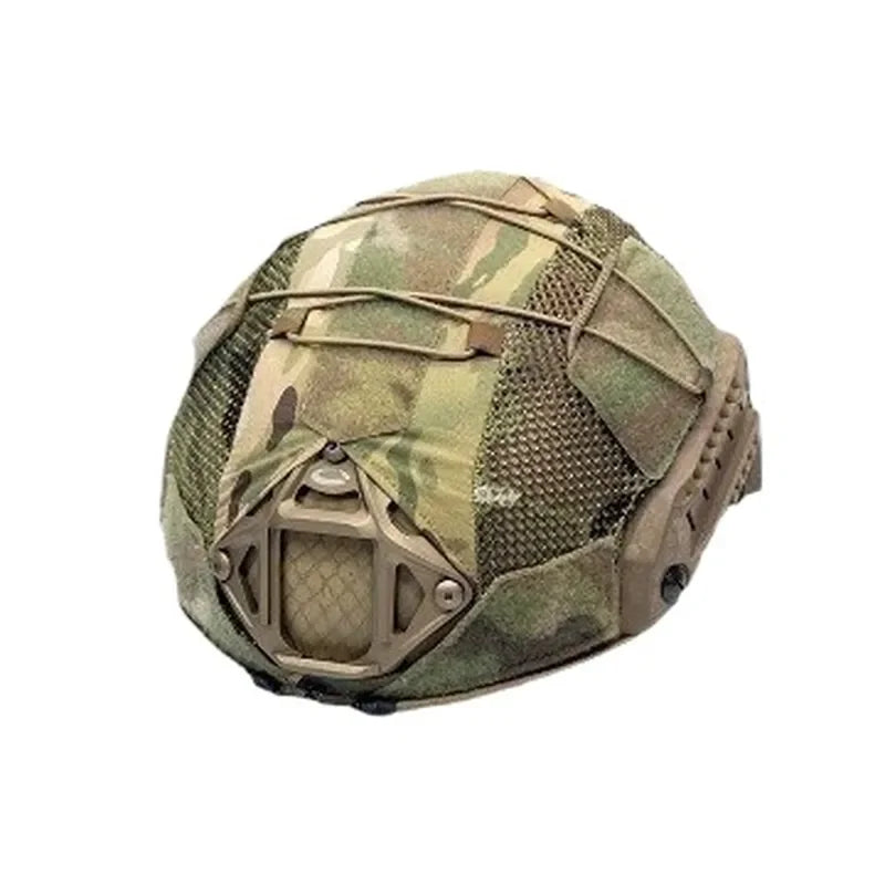 Tactical Helmet Cover Lightweight Camo Shell for FAST Helmet Compatible with FAST QRF SEALS Helmets