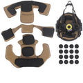 Premium Tactical Helmet with Memory Foam Padding for Enhanced Comfort and Impact Protection Compatible with FAST MICH Mickey