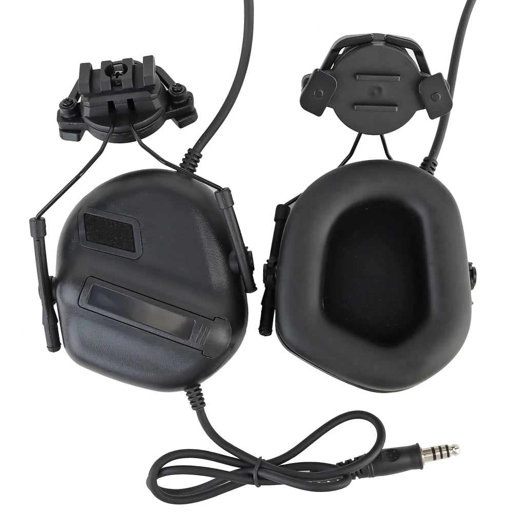 Tactical Airsoft Helmet Set with Night Vision Model Communication Headset for Role Playing Paintball Shooting Film Movie Props