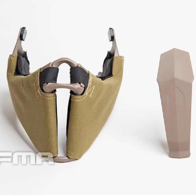 Outdoor  Helmet Rail  Protective Mask For Face Protection