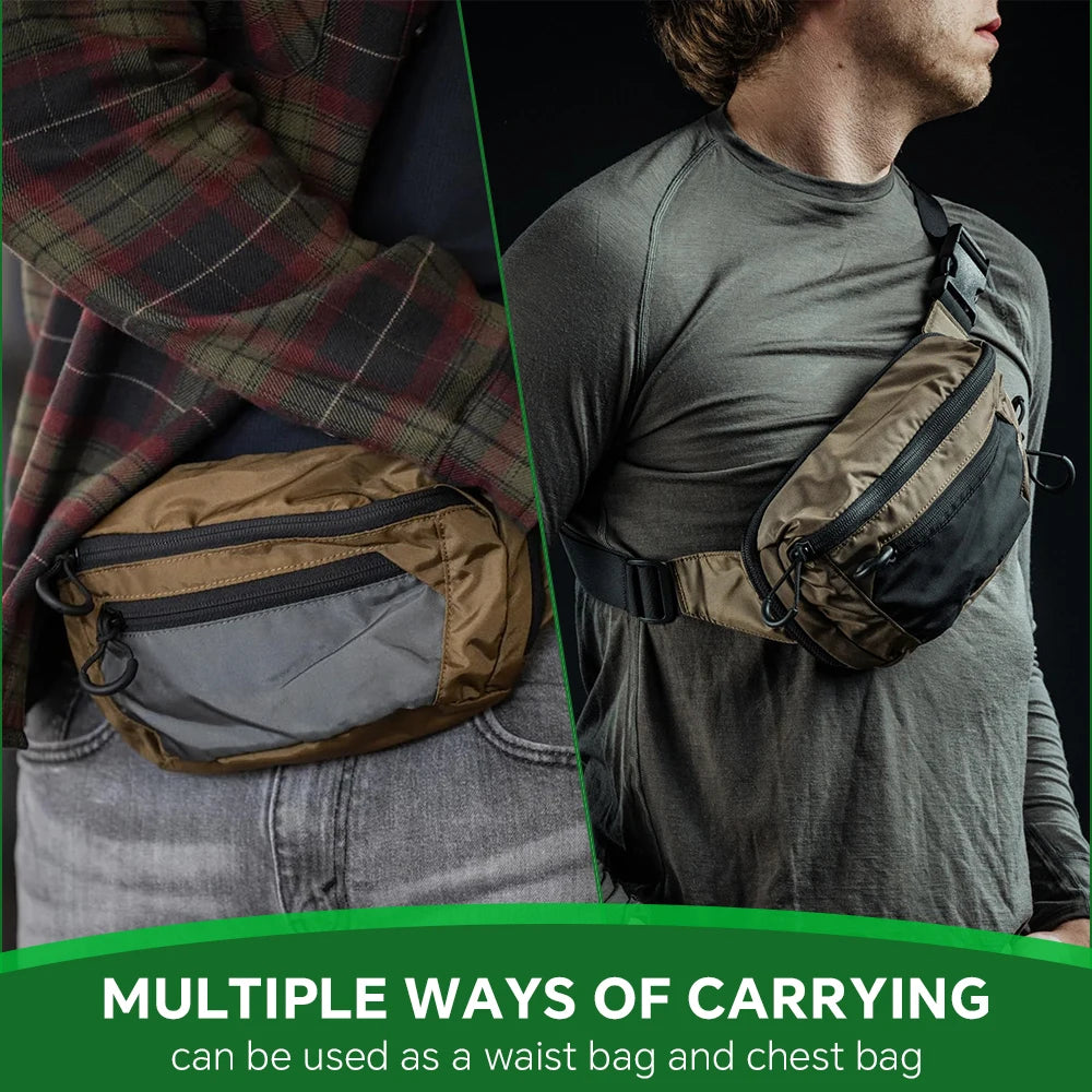 Tactical Waist Bag Concealed Carry Gun Bag Quick Access Handgun Bag Adjustable Waist Belt Fanny Pack with Gun Holster Outdoor