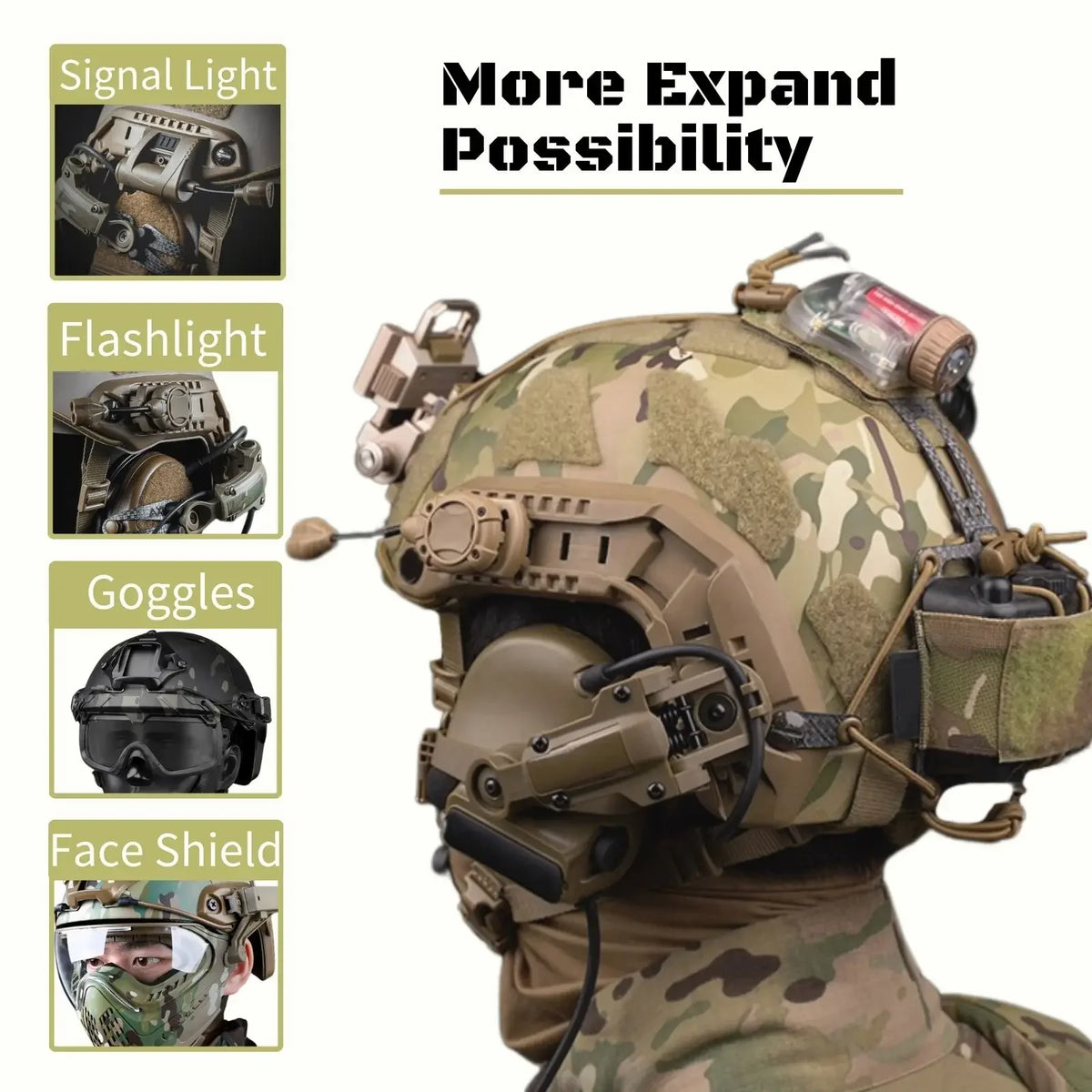 Helmet Rail Adapter For PELTOR ComTac Airsoft Shooting Headset Accessories Headset Mount Fit Ops Core ARC Wendy ML-K Rail