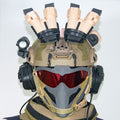 Airsoft Tactical Helmet Set with Night Vision Goggles Camera Mask Delta Force Game Gear for Outdoor CS Paintball Cosplay Props