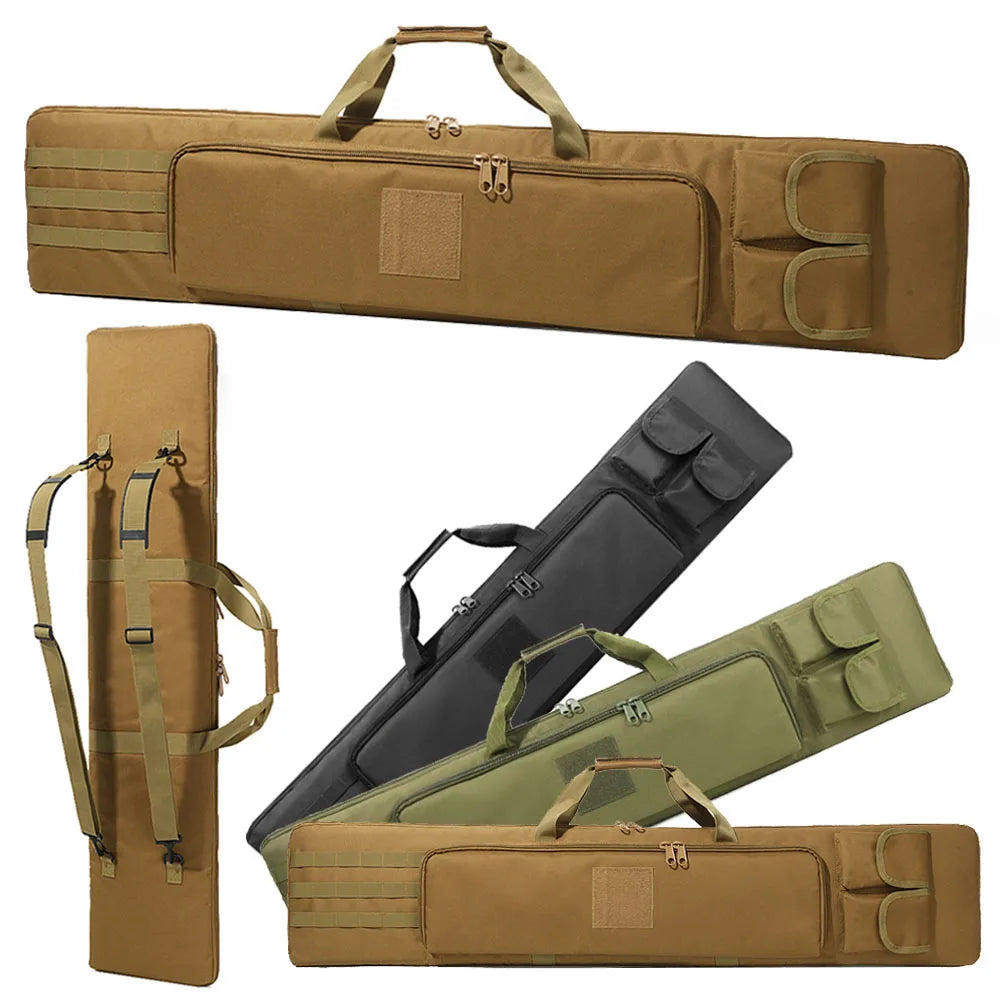 118cm Rifle Gun Bag Case Soft Gun Bag Tactical Shotgun Storage Bag Rifle Carrier Pouch Hunting Gun Backpack for Outdoor Hunting
