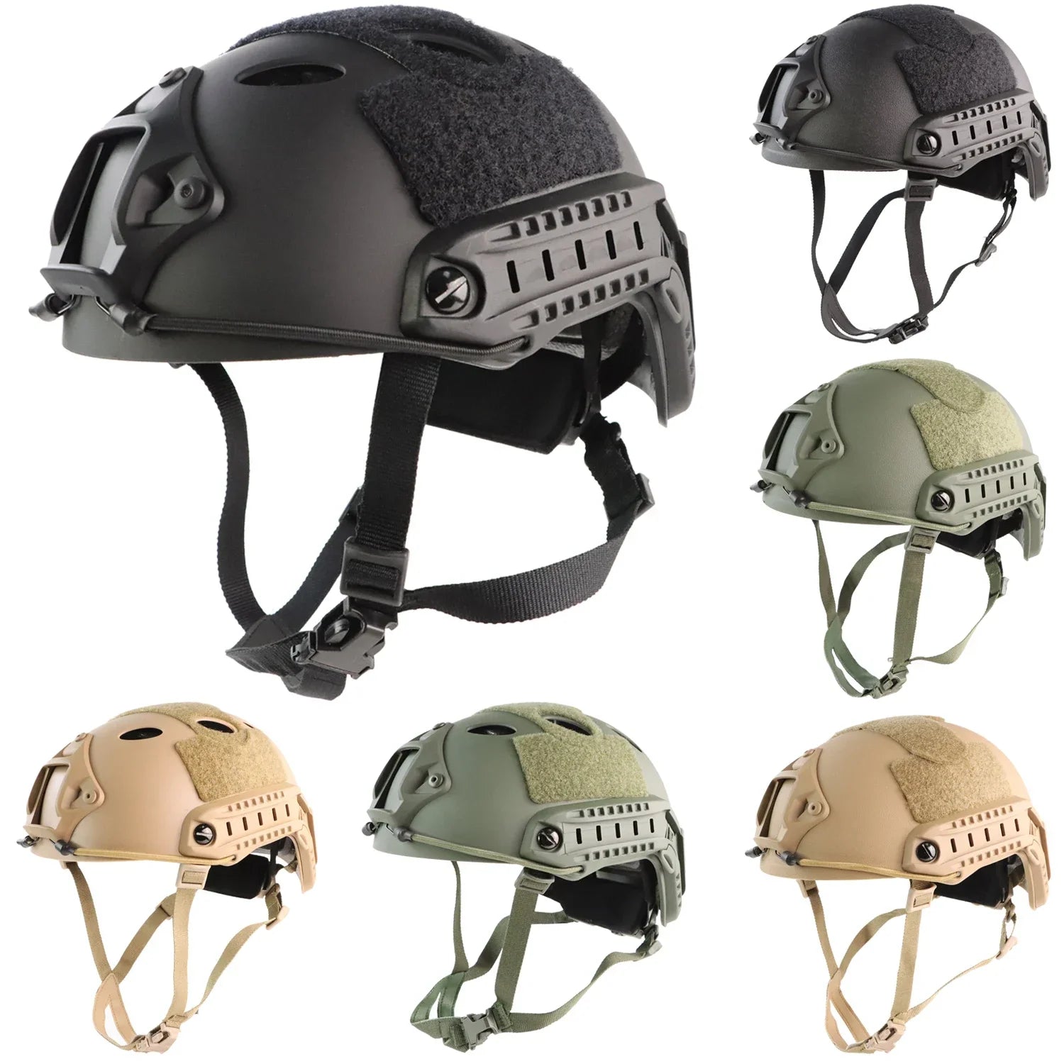 FAST Helmet Airsoft MH Helmet ABS New Thickened Outdoor PJ Air Gun Shooting CS Protective Equipment for adult