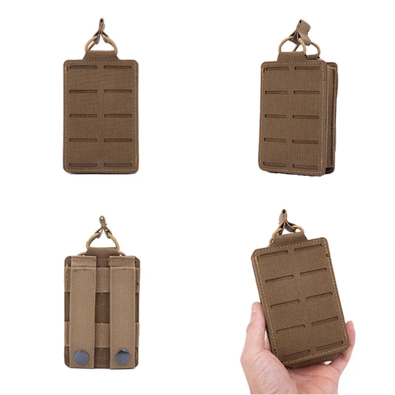 MOLLE 5.56 Single Pouch for M4 M16 Holder Open-Top Carrier Multi-functional Accessory Bag Attachment Package