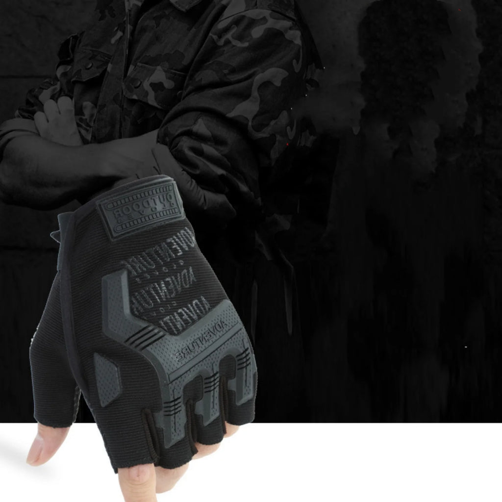 Outdoor Tactical Gloves Anti Slip Breathable Half Finger Gloves for Cycling Hunting Camping Fishing Spring Summer Sports Gloves