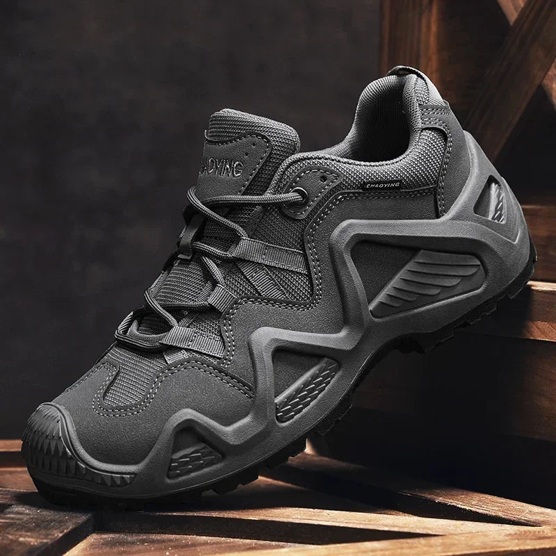 Outdoor Mens Hiking Shoes Combat Tactical Desert Boots Men Field Hunting Climbing Training Waterproof Sneakers Warm Sports Shoes
