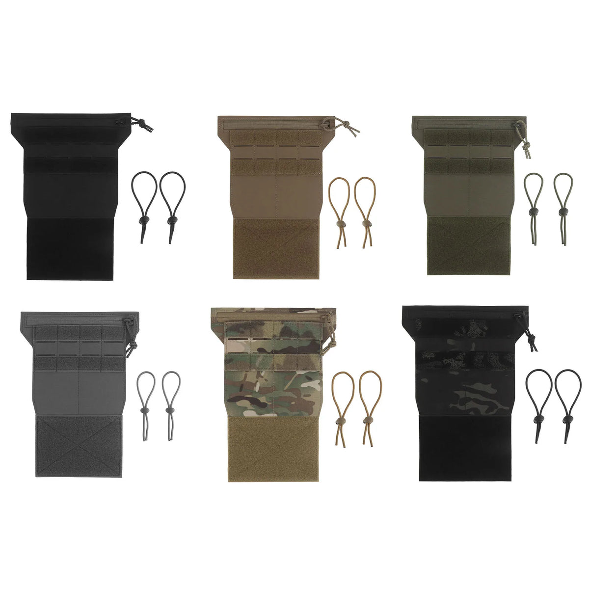 Tactic Chest Armor Management Panel Reusable Hunting Vest Panels Multi-Layer for Diary Card Battery Utility Storage Pouches
