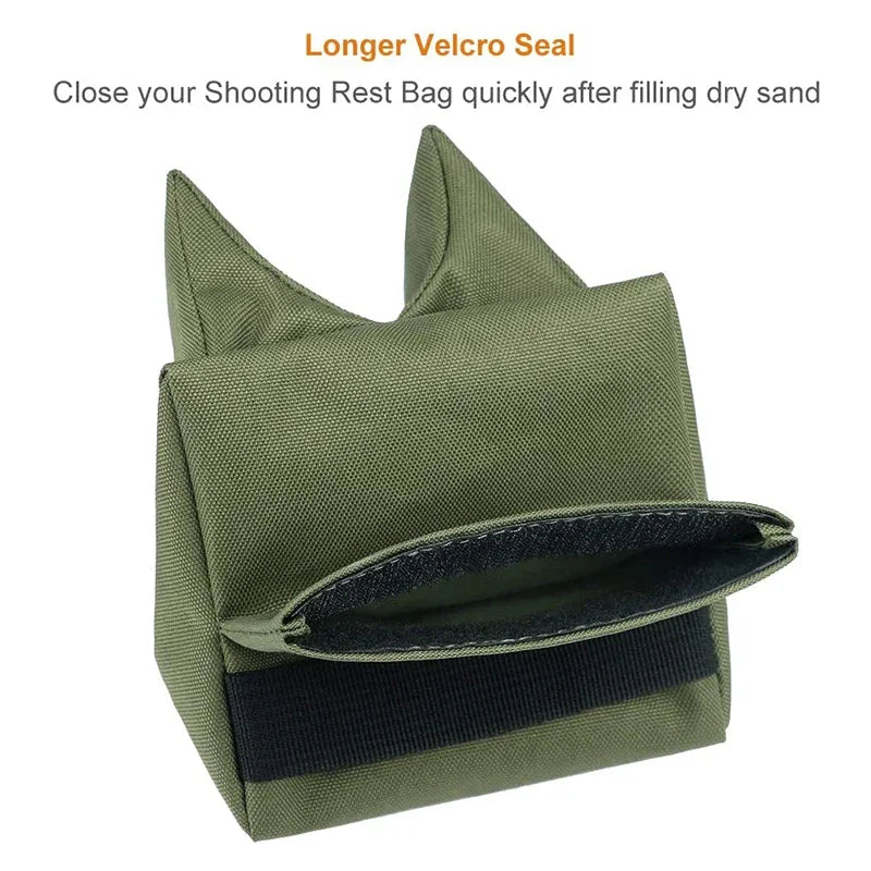 Outdoor lying ground support, fixed chin support, school sight clip, fixed bag, sandbag, hunting support bag