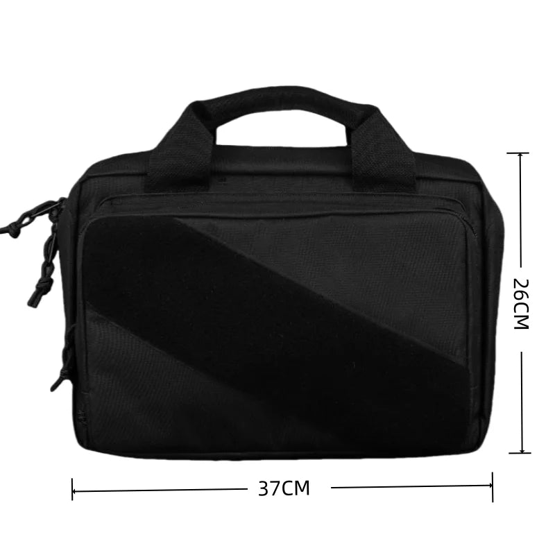 Outdoor storage function bag with built-in 9mm elastic fixing strap, large capacity multifunctional anti-theft handbag