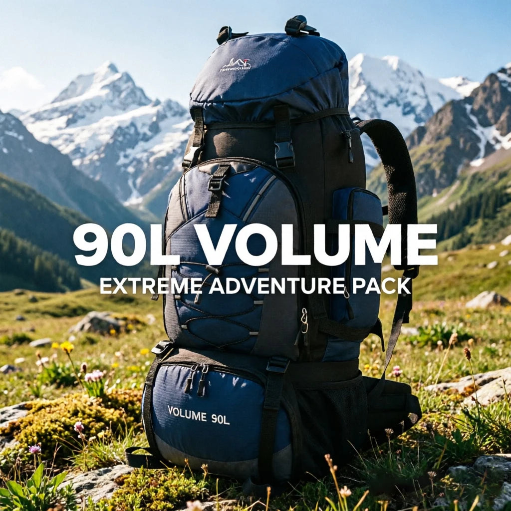90L Hiking Backpack Men Women Large Capacity Outdoor Camping Rucksack Waterproof Travel Bag Mountaineering Trekking Bag
