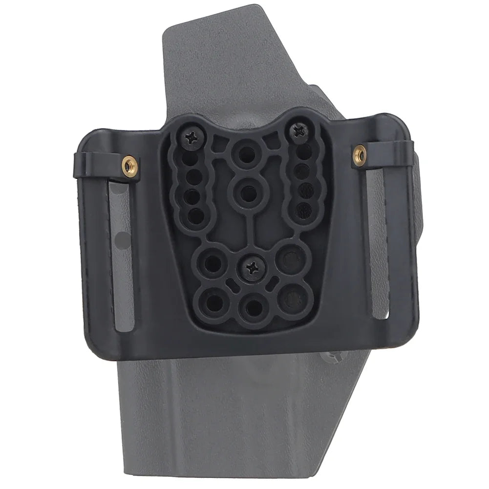 Multi-holes Wait Belt Quick Pull Adapter Universal Holster Belt Loop Fits Kydex Holsters Quick Pull Adapter Hunting Accessories