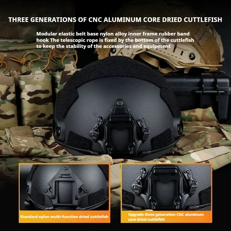 Quick MH tactical helmet 1.5kg fiberglass Wendy's suspension pad helmet outdoor activity protection training safety riot helmet
