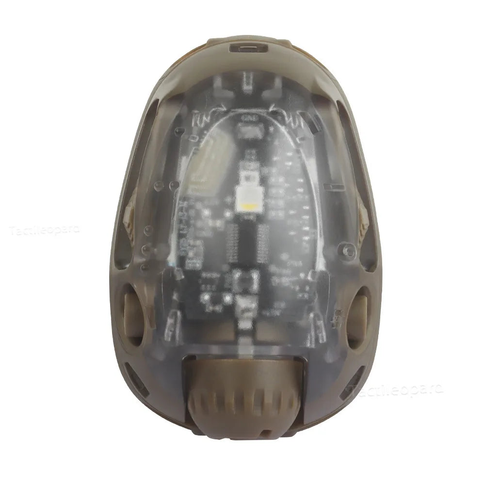 Tactical Helmet Signal Light Strobe Red/green/blue/white/ir Head Light Hunting Airsoft Fishing Auxiliary LED Flashlight Gear
