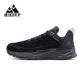 HIKEUP Latest Men's Hiking Shoes Wear-resistant Non-slip Outdoor Sneaker Rock Climbing Trekking Hunting Men Sports Suede Leather