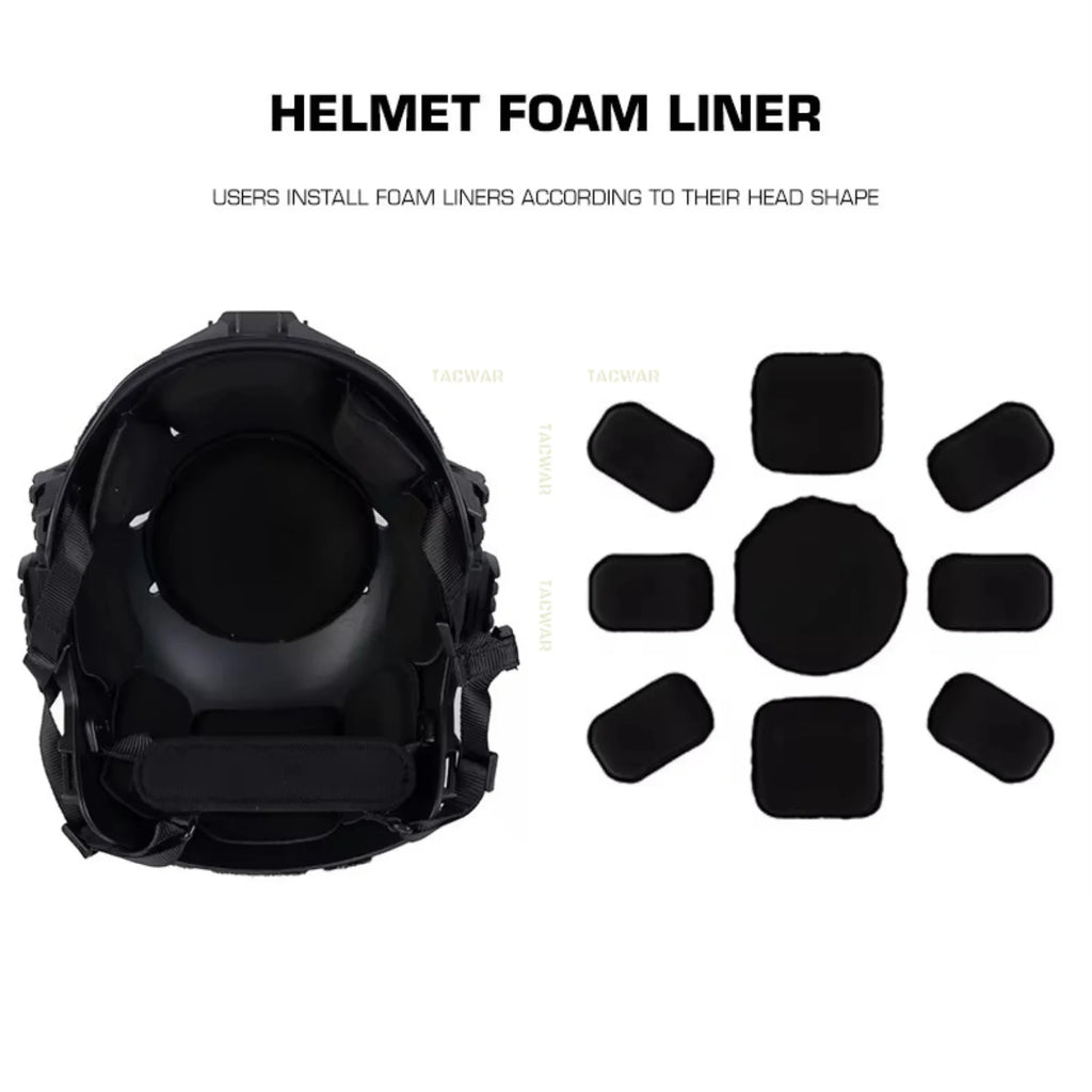 Wendy 3.0 Tactical Full Protection Helmet with Flip Goggles Ear Cover Mask for Hunting Airsoft Paintball CS Game Training