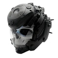 Cyberpunk Skull Tactical Helmet, Cosplay Prop for Costume Events and Outdoor Activities, Stylish Protective Headgear For Parties