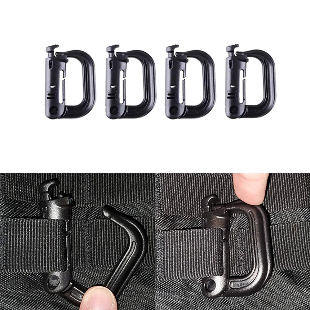 Molle Accessories Kit of 13 Outdoor Tactical Backpack Vest Waistband Locking Gear Mesh Support Elastic Buckle Hunting accessory