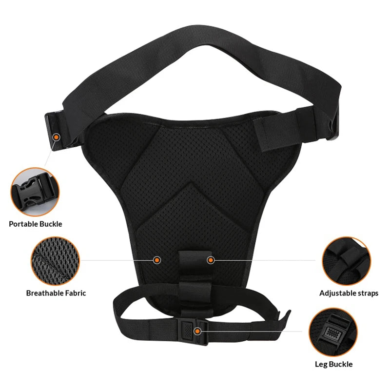 Tactical Hunting Drop Leg Bag Waterproof Hard Shell Crossbody Waist Fanny Pack Outdoor Shooting Camping EDC Tool Storage Bag