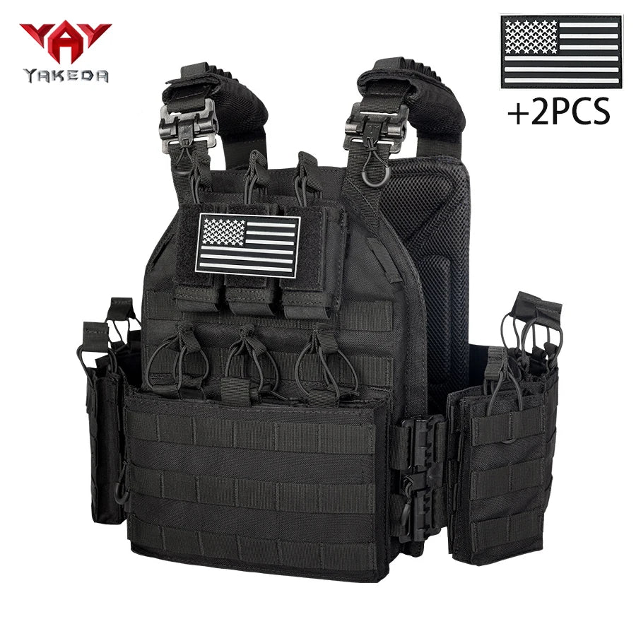 YAKEDA Wear resistant Tank Top Reinforced Fabric Modular Design Outdoor Equipment Sports Hunting Tank Top