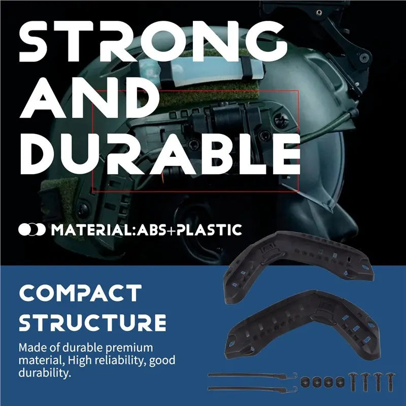 A98Z For FAST Helmet Rail Accessories Multifunctional DIY For CS Protective Gear Arc Portable Helmet Rail Spare Parts C1