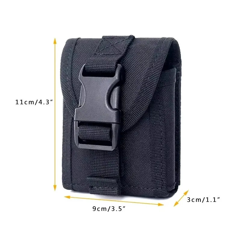 Compact Water Resistant MOLLE Tactical EDC Utility Pouch Multi Purpose Waist Pocket Magazine Ammo Cigarette Storage Bag