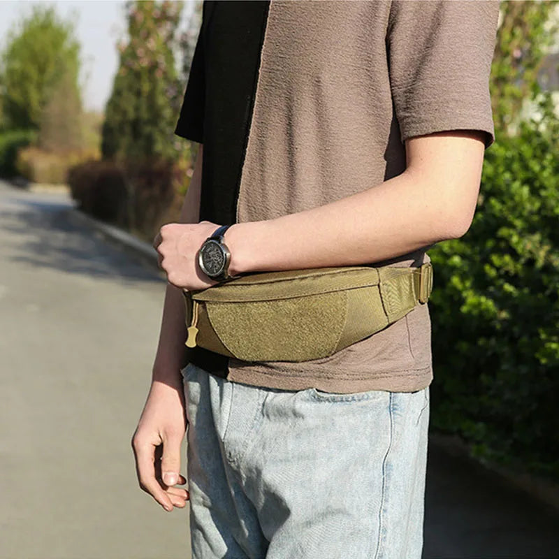 Fanny Pack Sports Festival Workout Traveling Running Large Crossbody Casual Hands-Free Wallets Waist Pack Phone Bag