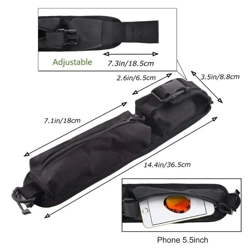 1PC Tactical MOLLE Shoulder Strap Pouch Outdoor Hunting Camping EDC Tool Pen Pliers Bag