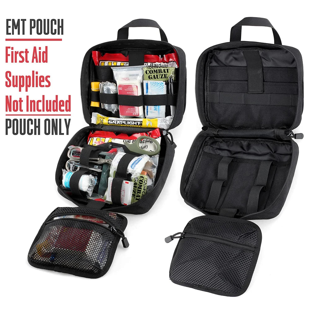 Tactical First Aid Kits Medical Bag Outdoor Molle Pouch Emergency Hunting Bag Camping Survival Tool EDC Pouch Waist Belt Bag