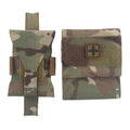 OPHIDIANTAC Small Molle Medical Kit With Reflective Insert Quick Release First Aid Pack Split Design