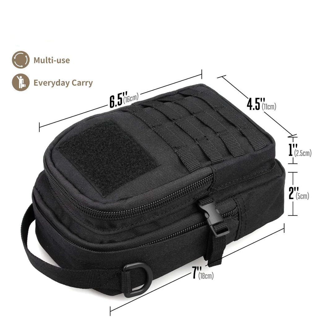 Tactical Molle Pouch Small, EDC Utility Pouch Tactical Tool Pouches Bag Compact Multi-Purpose Waist Pouch