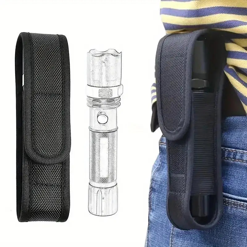 1 PC Tactical Molle Flashlight Molle Pouch LED Torch Holster Waist Bag Outdoor Camping Hunting Accessories Folding Knife Pack