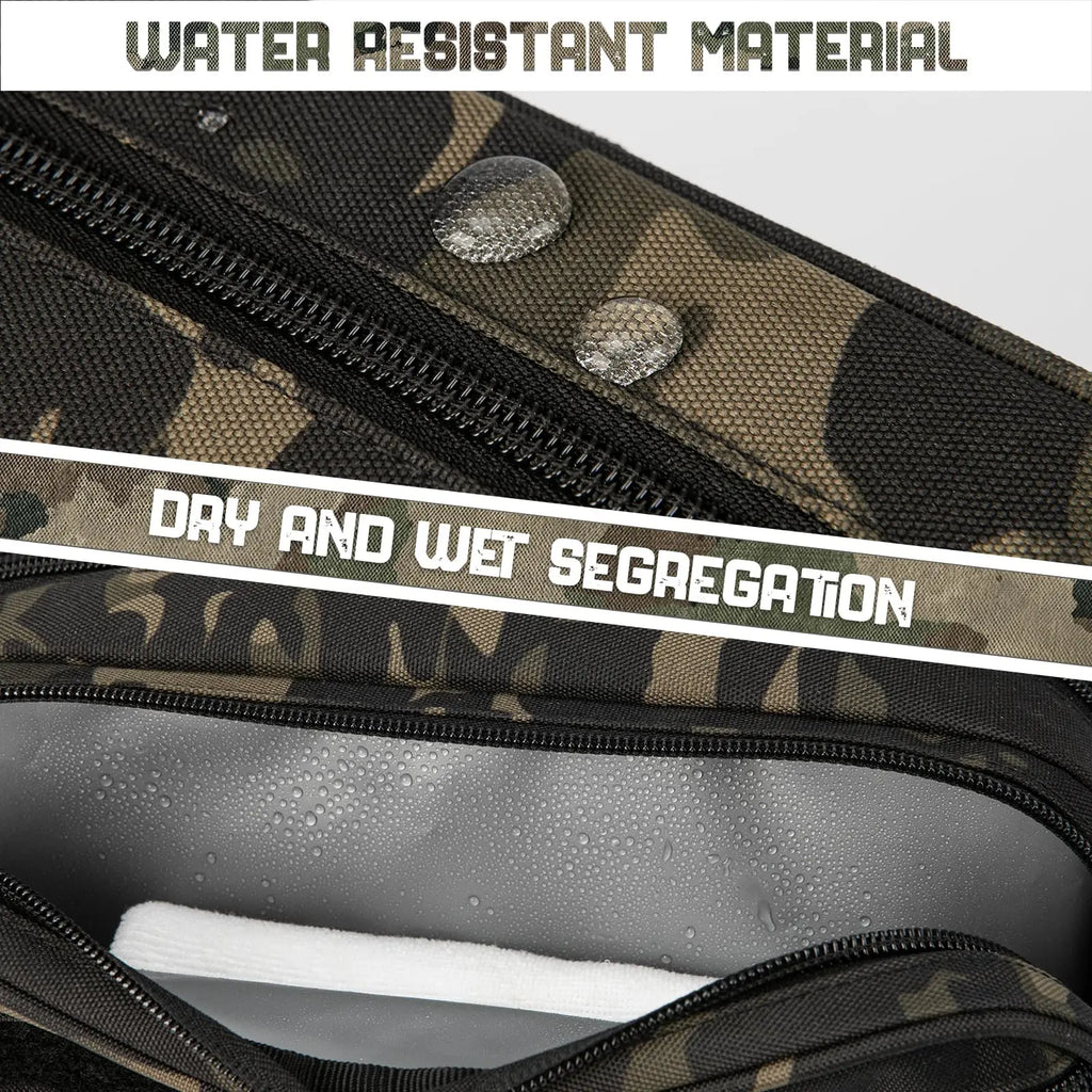 Men's Toiletry Bag Modular Accessory Bag EDC Small Bag Waterproof Compartment with Small Dopp, Shower Supplies and Hygiene Produ