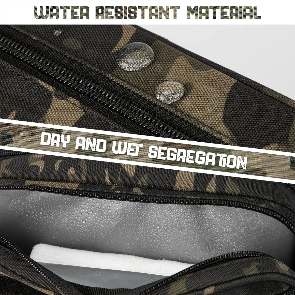 Men's Toiletry Bag Modular Accessory Bag EDC Small Bag Waterproof Compartment with Small Dopp, Shower Supplies and Hygiene Produ