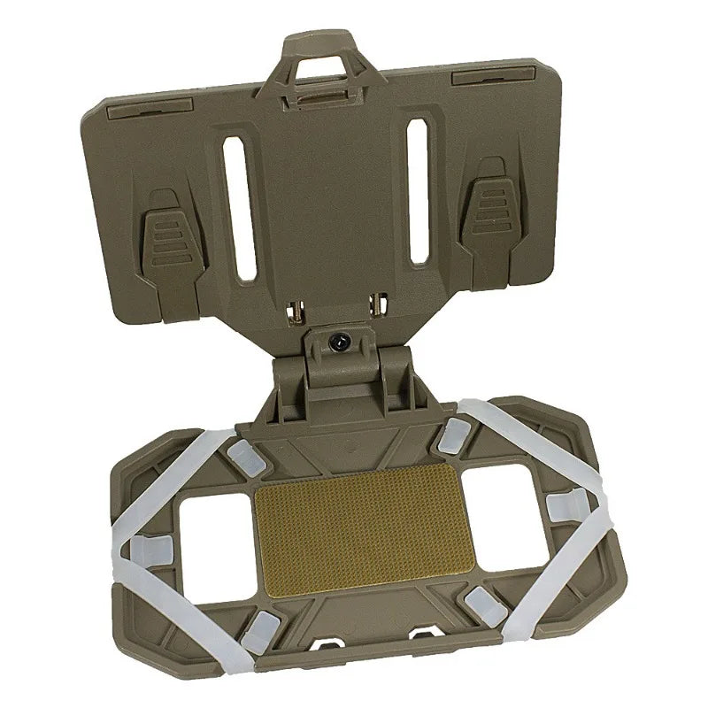 Tactical MOLLE Folding Navigation Board Map Admin Panel iPhone Pouch Tactical Airsoft Hunting Vest Chest Mobile Phone Holder