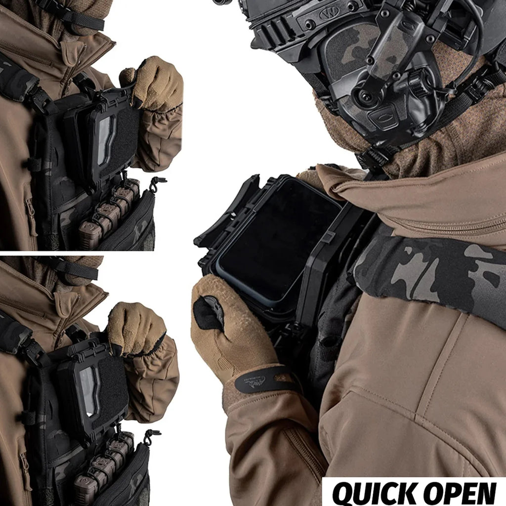 OPHIDIANTAC 2nd Gen Phone Case Universal Phone plus MOLLE Bag map navigation Airsoft hunting vest plate carrier accessories