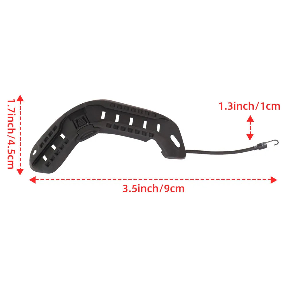 BOOIU Tactical Helmet MICH2000 Nylon ARC Helmet Rail Adapter Side Rail With Lanyl Military Air Gun Helmet Accessory