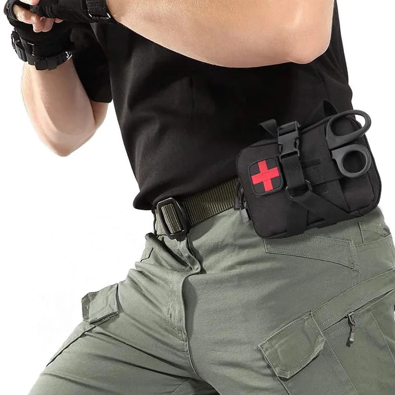 Outdoor Utility Pouch Upgrade Tactical EMT Pouch Rip Away Molle Kit IFAK Tear-Away Travel Outdoor Hiking Mergency Survival Kit