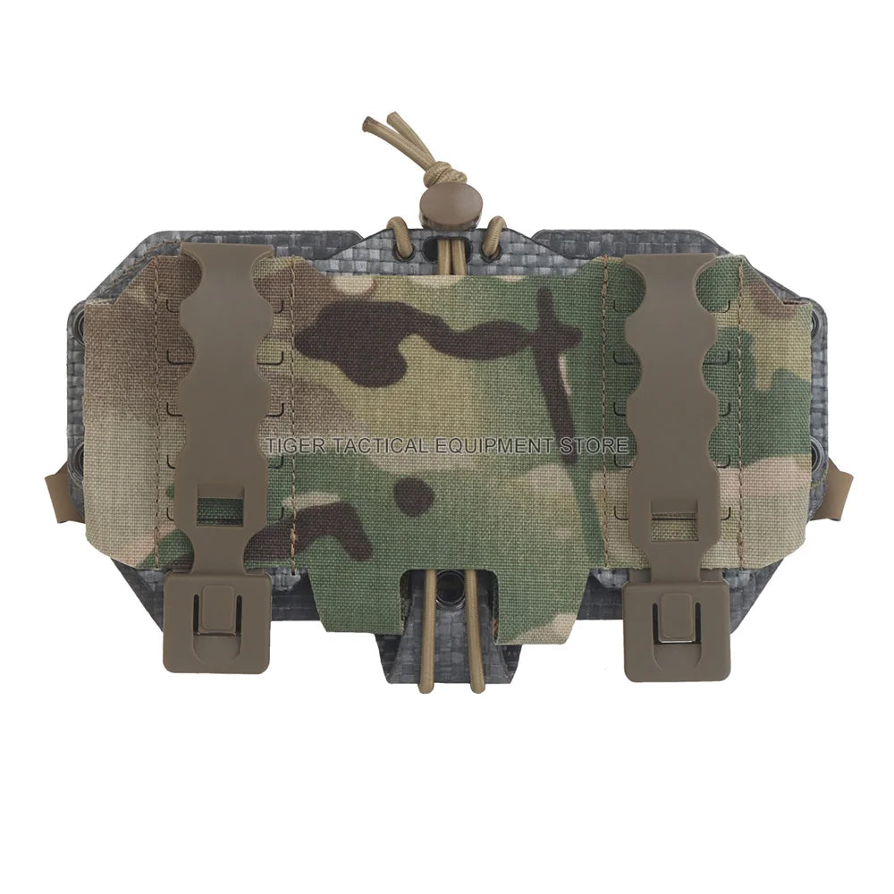MOLLE Map Navigation Mount Tactical Phone Case H Style Smartphone Admin Panel for Airsoft Hunting Vest Plate Carrier Accessories
