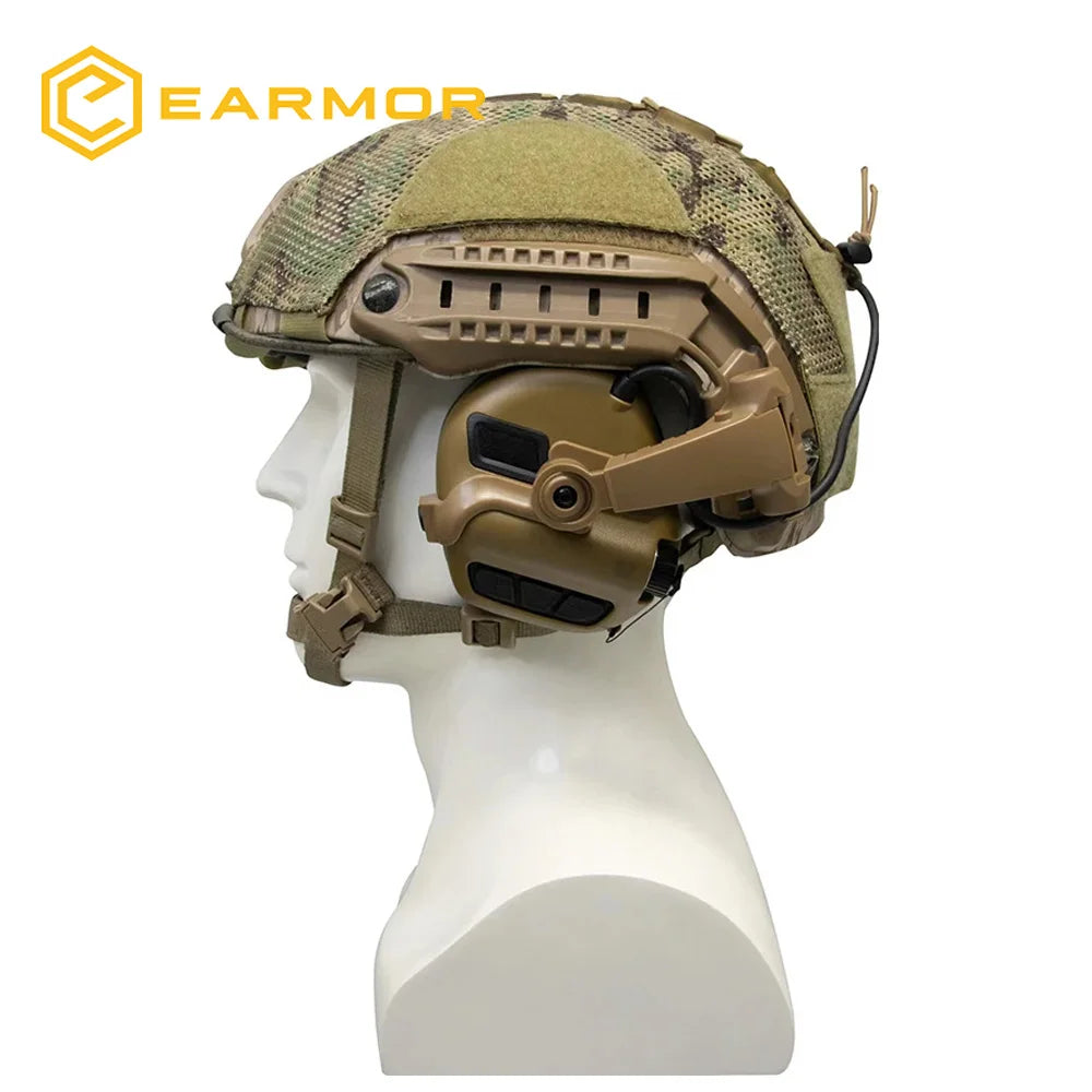 EARMOR M16A Tactical Headset Accessories Bracket Kit Multi-angle Rotation Helmet Rail Adapter for  M32/M31/M32H/M31H Headset New