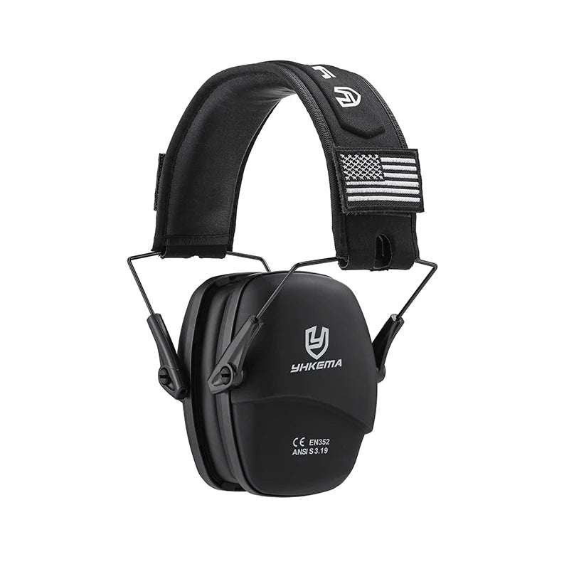 YHKEMA Safety Shooting Hearing Protections Earmuffs For Tactical Hunting Noise Reduction Soundproof Headset