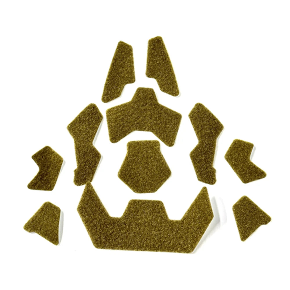 Super High Cut Tactical FAST Helmet 11Pcs Enhanced Magic Sticker Universal Tape Helmet Padding Stickers for Football Helmet